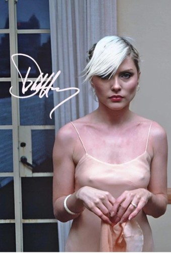 DEBBY HARRY BLONDIE FIRMADO ENMARCADO 6 X 4 PULGADAS FOTO IMPRESIÓN RECUERDOS SOLO £5 FP - Imagen 4 de 15