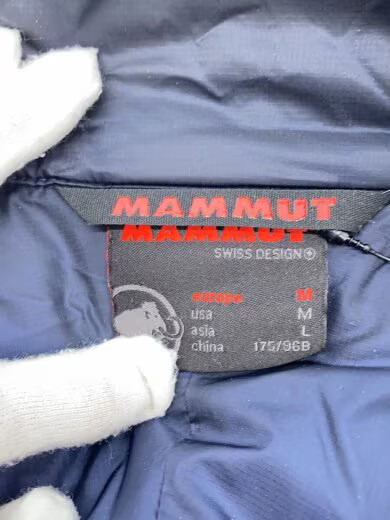MAMMUT Jacket/ Medium/ Polyester/ Blue/ Solid Col… - image 3