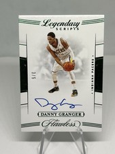 Danny Granger 2019-20 Panini Flawless Emerald Auto /5 Pacers On Card #LS-DGR
