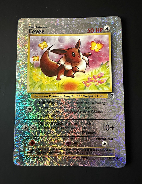 Eevee [Reverse Holo] #74 (Legendary Collection (2002))