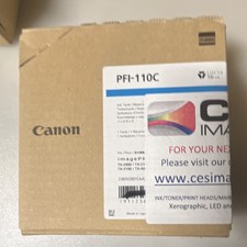 Canon PFI-110C Cyan Genuine Ink Cartridge for TX-2000 2100 3000 3100 4000