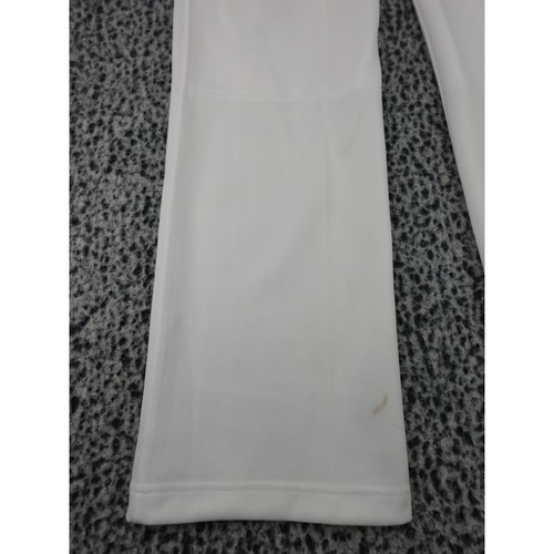 Mizuno Baseball Pants Mens Medium White Double Knee Open Bottom Athletic 32x33.5 - 第 4/13 張圖片