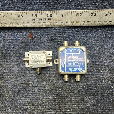 ZFSC-2-1 and AD-9 | Beech F33A | MINI-CIRCUITS SPLITTER AND ANTENNA  COUPLER SET