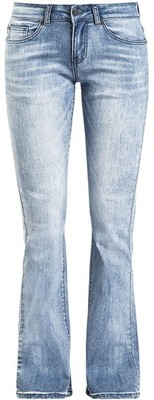 Black Premium by EMP Damen hellblaue Jeans mit Waschung und Schlag