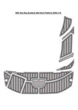 2007 Sea Ray Sundeck 260 Swim Platform Pad Boat EVA Teak Deck Floor