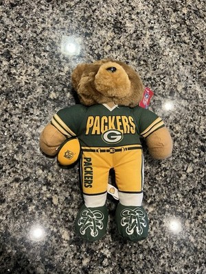 GREEN BAY PACKERS 11'' BEAR Plush NFL Good Stuff | PACKERS 1998 Bear Football