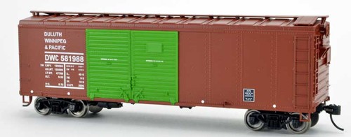 Coche caja lateral de acero Bowser 42851 HO Duluth Winnipeg and Pacific 40' RTR #582223 | Zustand: New