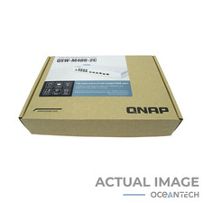 New Open Box Qnap Qsw-m408-2c-us Web Managed Entry-level 10gbe Managed Switch New Open Box Qnap Qsw-m408-2c-us Web Managed Entry-level 10gbe Managed Switch