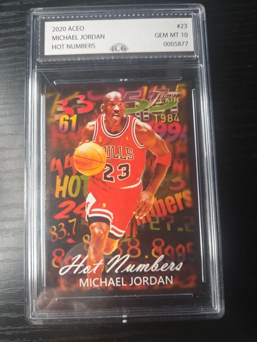 Licensed Reprint Michael Jordan 10 Graded Basketball Sports