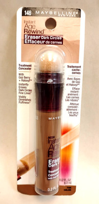 Maybelline Instant Age Rewind Eraser Concealer 146 Tan Dark Circles New