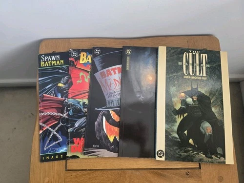 Vintage Batman Bundle: The Cult Spawn Crossover Legends of Dark Knight DC Comics