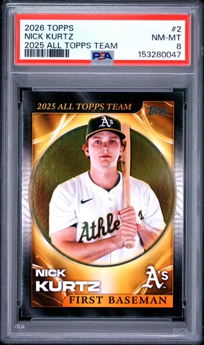 2026 Topps Series 1 Nick Kurtz Base (RAW)