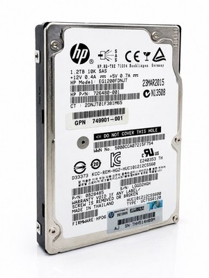 HP 1,2TB 10K RPM SAS 2,5'' Enterprise Festplatte EG1200FDNJT 726480-001 getestet