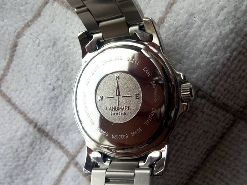 Revue Thommen Landmark Swiss Made Men's Quartz Watch Silver Dial Vintage - Picture 4 of 10