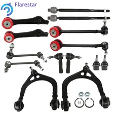 14PCS Front Control Arm Ball Joint Tie Rod End Kit For Chrysler 300 2005-2010