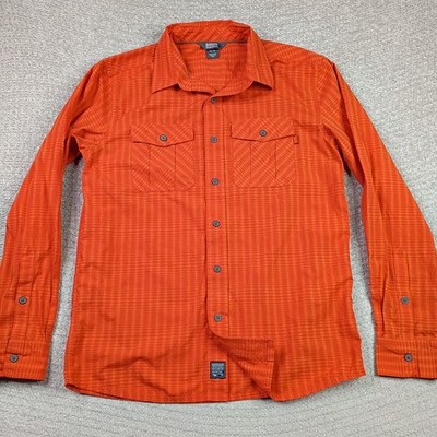 Outdoor Research Mens Shirt Medium Two Pocket Multicolor Button Up Long Sleeve 