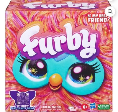 Furby Coral, Plush Toy, 15 Fashion Accessories, Animatronic Voice Activated, 6+