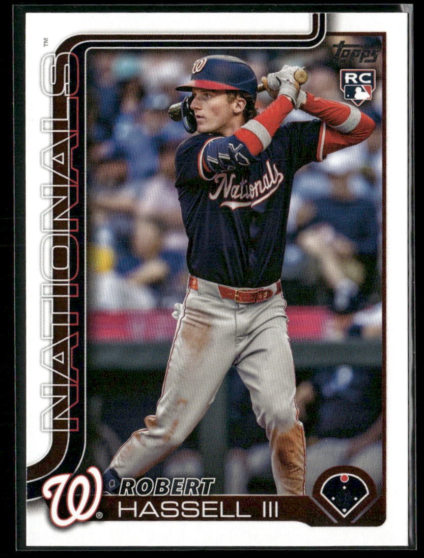 Robert Hassell III 2025 Topps Update #US109 Rookie Washington Nationals