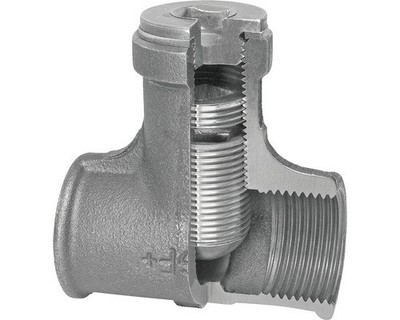 Georg Fischer +GF+ T-Stück Temperguss Nr.599a 1 '' IG