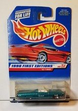 1997 HOT WHEELS Collector #644 First Editions Conv. '63 T-BIRD GREEN #9 of 40