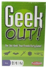 Geek Out Game Trivia Party Game By Playroom Entertainment 2+ Players NEW Sealed
