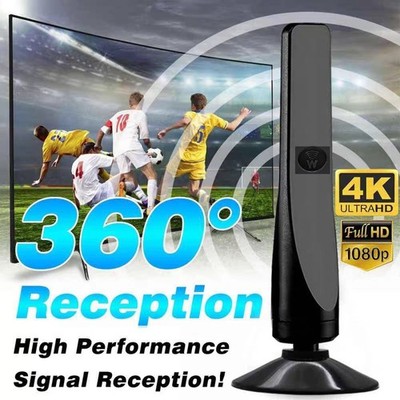 DVB-T2 FULL HD TV Antenne terrestrisch Aktiv DAB Zimmerantenne 30dbi + 3M Kabel
