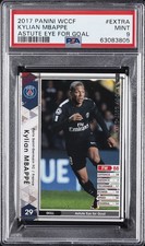 2017-2018 PANINI WCCF MAGAZINE PROMOS #EXTRA KYLIAN MBAPPE ROOKIE RC PSA 9