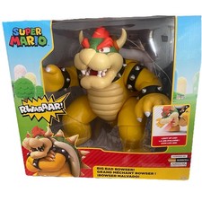 SEALED Jakks Pacific Big Bad Bowser Super Mario Action Figure Light Up Sound 15+