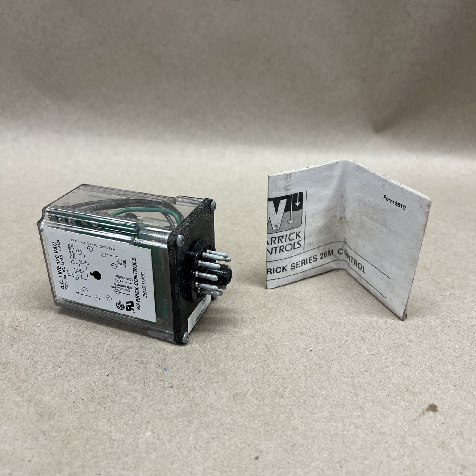 WARRICK CONTROLS 26MB1M0E 120VAC 10A UNMP