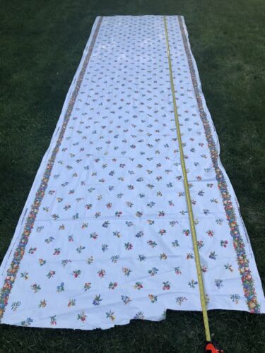 Brunschwig & Fils Fruitier Fabric 54” X 5 Yd Multicolor Fruit Floral Vintage - Picture 7 of 12
