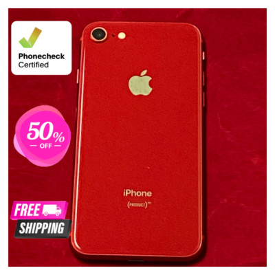 Apple iPhone 8 64GB/128GB Unlocked - Red, Silver, Space Gray for Verizon & AT&T