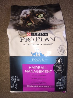 purina pro plan hairball management