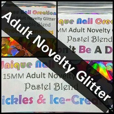 ADULT NOVELTY GLITTER SHAPE You Choose Colors Nail Art  Face  Festival  Crafts