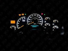 WHITE Upgrade Kit - Silverado Suburban Sierra Escalade Tahoe Yukon GM Cluster