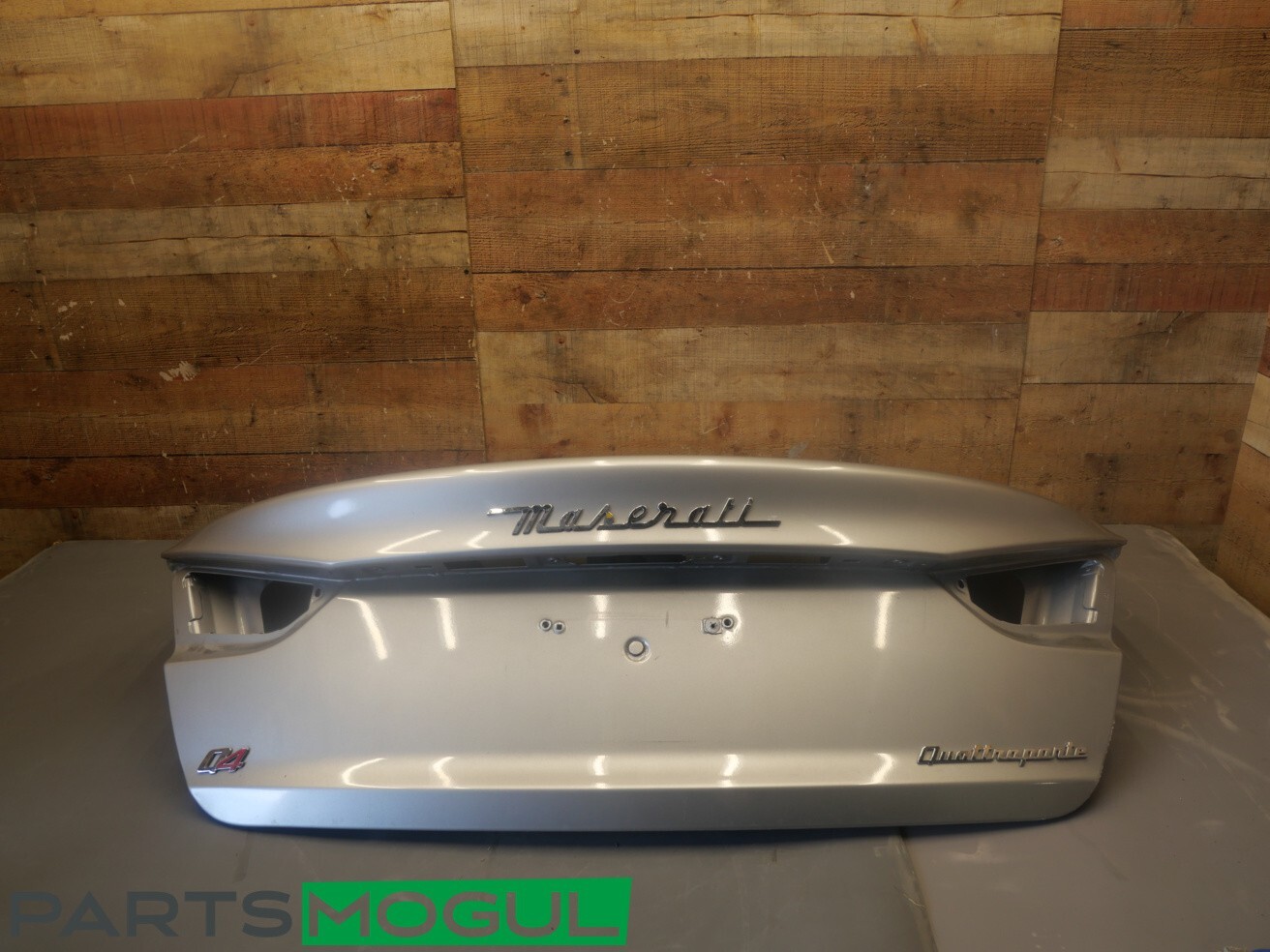 14-22 Maserati Ghibli S Q4 M157 Rear Trunk Lid Deck Shell Panel Gray OEM
