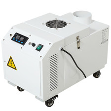 110V 2kg/h Ultrasonic Industrial Humidifier Cooler Sprayer with Wheels 200W