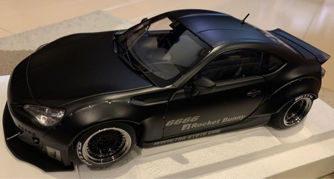 オートアート　ROCKT BANNY 86 1/18 ブライトブルー 1/18 AUTOart ROCKET BUNNY TOYOTA 86 (Metallic Sky Blue with