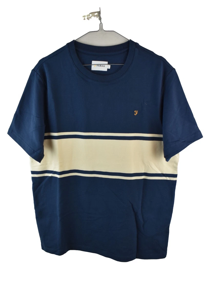 Men's Farah Eddie Crew T-Shirt in olive