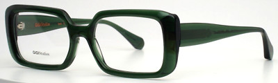 GIGI STUDIOS Bright 6502/7 Green Unisex Rectangle Eyeglasses 53-17-145 B:37