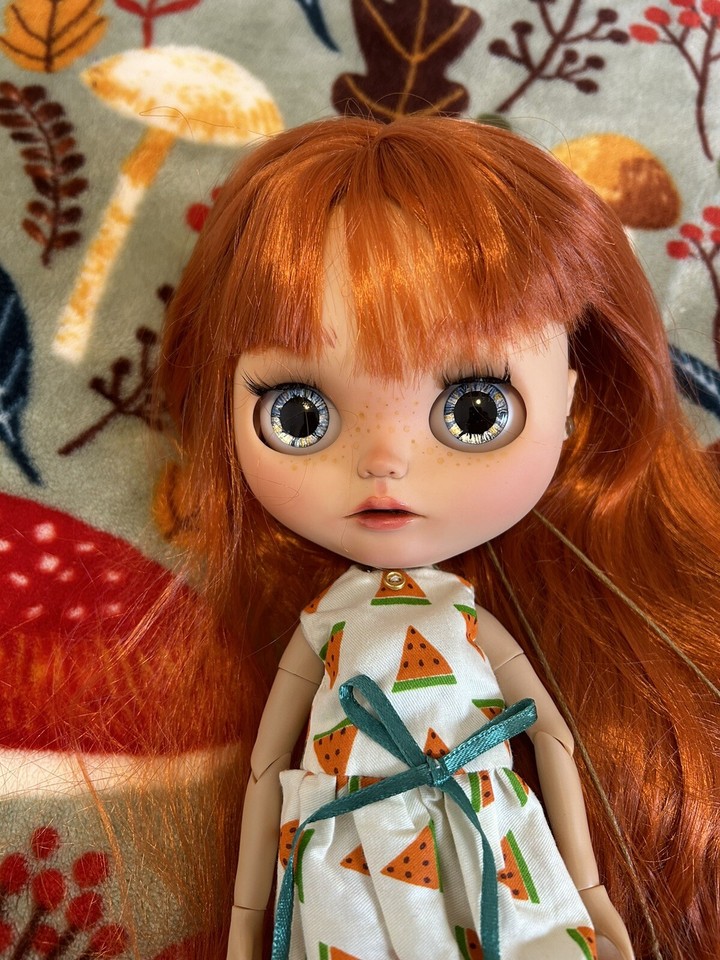 Poupée BJD OOAK Custom – Type OB11 / Amie Blythe, Faite Main, Pièce Unique