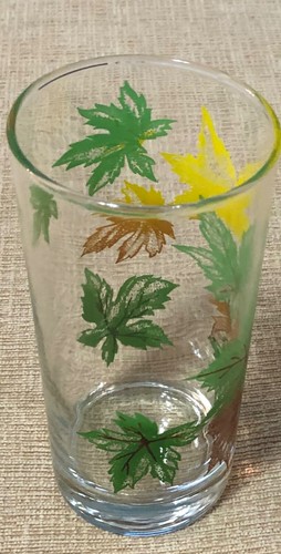 Drinking Glasses Salem Maple Leaf Set of 4 with Two Sets Available mar2020 - Picture 7 of 12