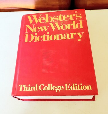 Webster's New World Dictionary. Third College Edition. Prentice Hall.  Red