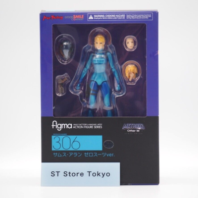 Near Mint] Figma Samus Aran Zero Suit ver. Action Figure