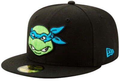 New Era Leonardo Black Blue Cap 59fifty 5950 Fitted Limited Custom Edition