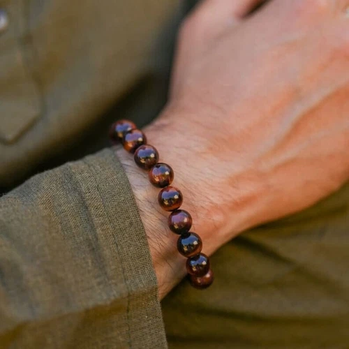 VALENTINO Braccialetto Reiki Rosso Guarigione Reiki Equilibrio Pace Interiore Donna Regali