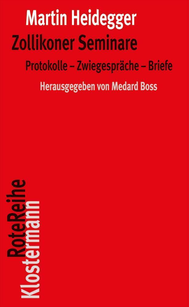 Thumbnail - Zollikoner Seminare Protokolle - Zwiegespräche - Briefe Martin
