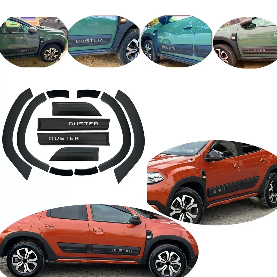 Kit de carrocería de moldeo de puerta y guardabarros ABS para Dacia Duster 2018-2023 modelo todoterreno - Imagen 2 de 4