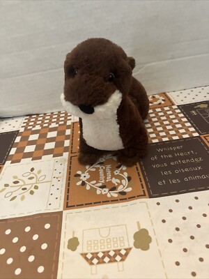 2020 Aurora Eco Nation River Otter Plush Stuffed Animal Toy Eco-Friendly