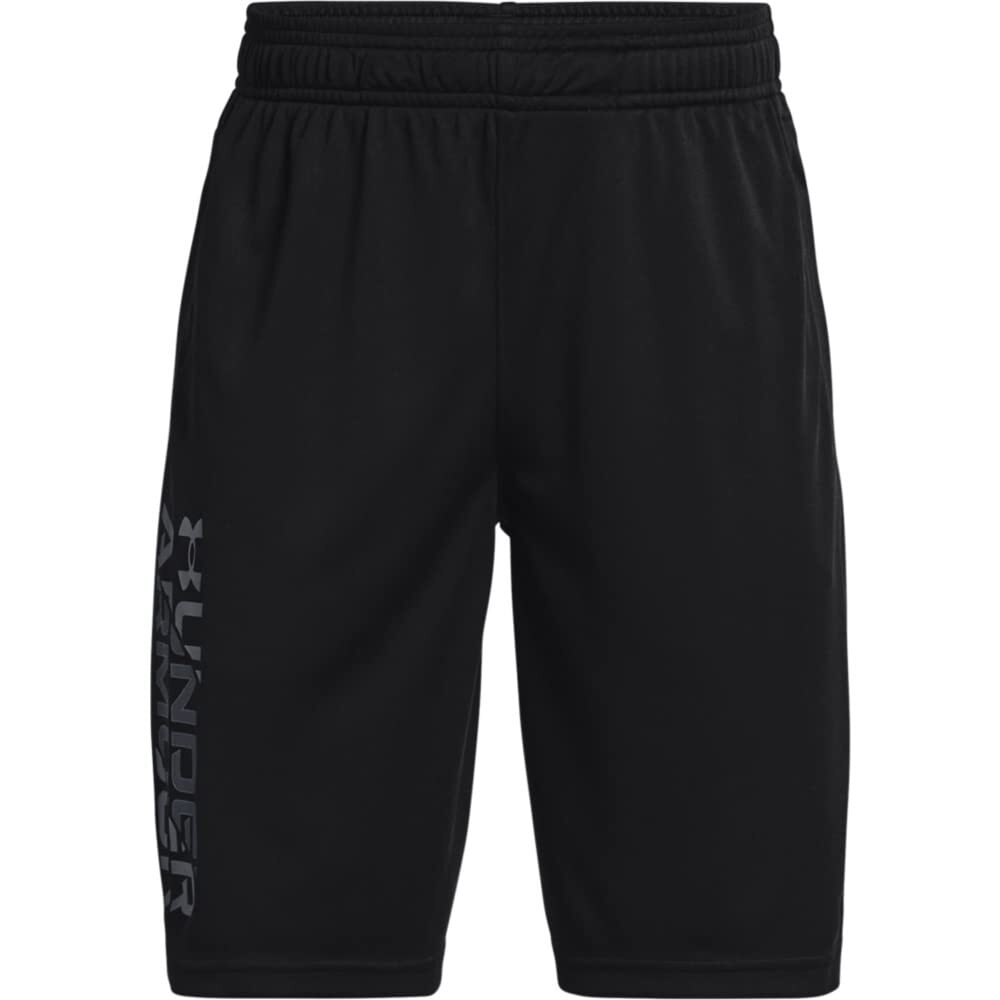 Children’S Sports Shorts Under Armour Prototype Black Boys (Size: Clothing NUOVO