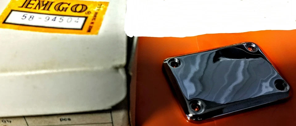 Nueva cubierta de freno delantera cromada para motocicleta NOS se adapta a Honda de finales de los 70 - principios de los 80 Foto 2 de 2